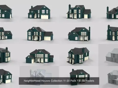 British House Design Collection 11-20 Pack T3