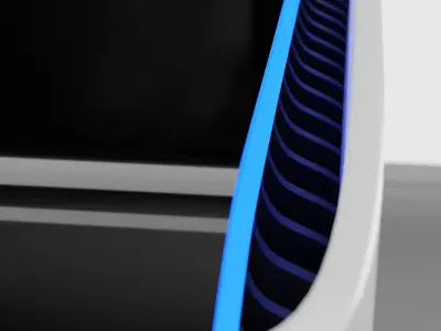 PlayStation 5 PS5 3D model