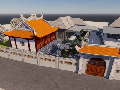 Ancestral Temple -  House of cult Free 3D model