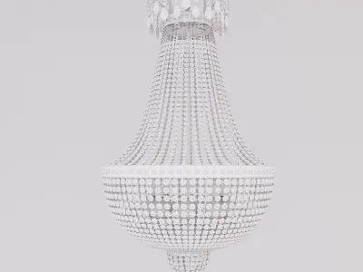 Classic Crystal Chandelier 3D model
