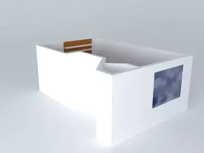 Michelli room with window Free 3D model