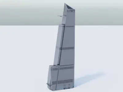 30 Hudson Yards Building Low-poly 3D model