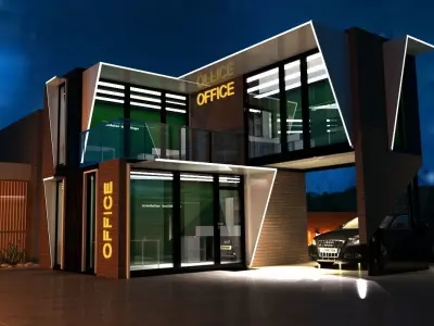 Modular office 60m2 3D model