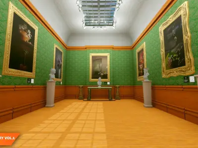 Art gallery Vol1 - victorian style 3D model