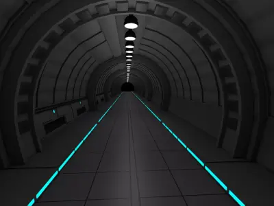 Tunnel Interior 3D model
