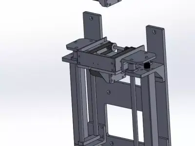 Mobile phone film laying equipment 3D model