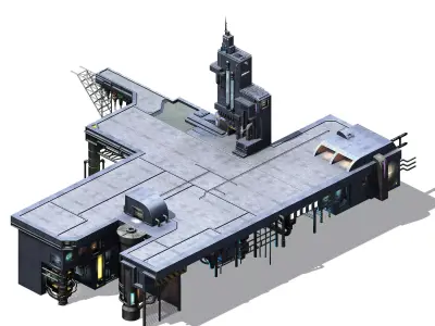 Future City - Cosmos City 06 3D model