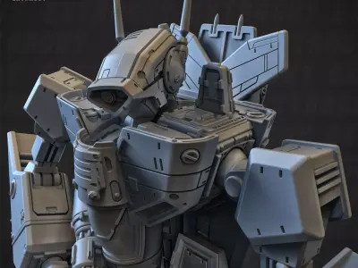 BF-1J Bald Terry 135mm Poseable 3D print model