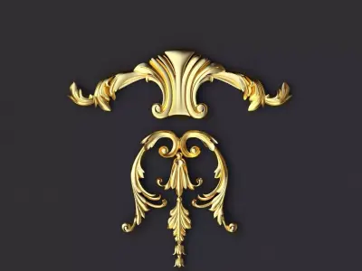 dekor ornament 3D model 30