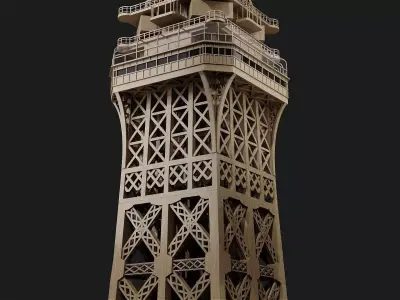 Eiffel Tower 3d Model 3D model