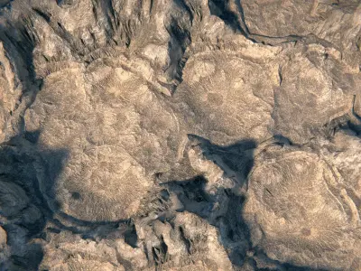 Terrain 02 PBR Low-poly 3D model