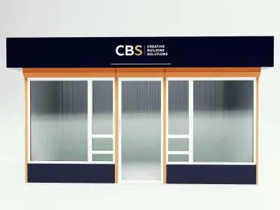 Mini-Mart 3- Shopping pavilion 3D model