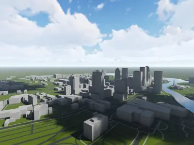 Downtown Tampa Florida 3D model