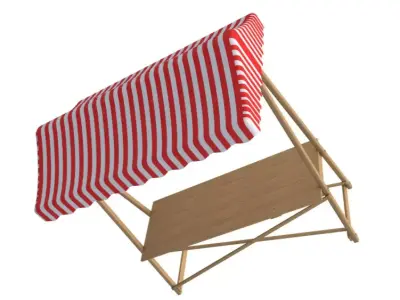 Market Stall 3D model