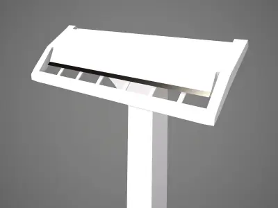 Shaving Razor Blade Low-poly 3D model