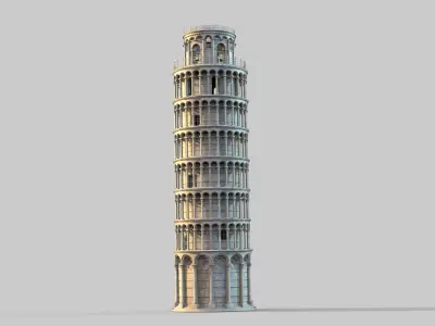 The Leaning Tower of Pisa  3D model