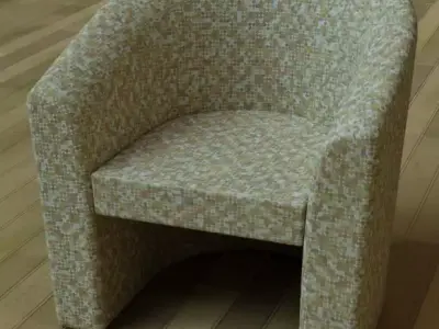 Tub Chair Free 3D model