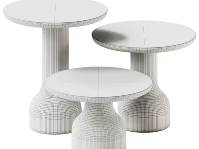 MOR DESIGN PESO Coffee table set 3D model