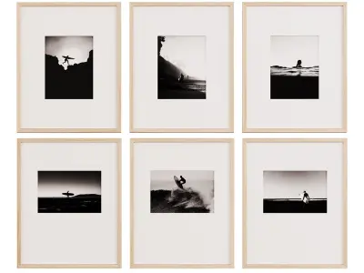 Picture Frame Set 3 3D model