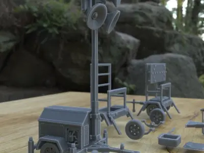 OUTDOOR MACHINE 1-35 SUPPORTED STL 3D print model