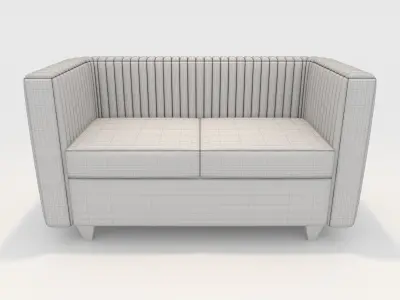 Sofa 2 Seater 16 3D model