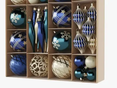  Christmas Ornament Set 02 