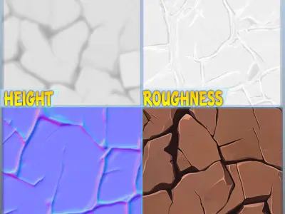 Stylized Ground Seamless Texture Texture 2