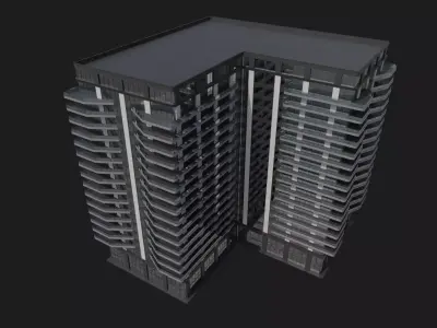 Pinnacle Towers 3D model