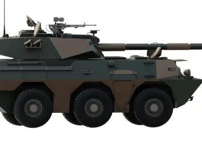 WZ-551  Chinese wheeled infantry fighting vehicle 3D model