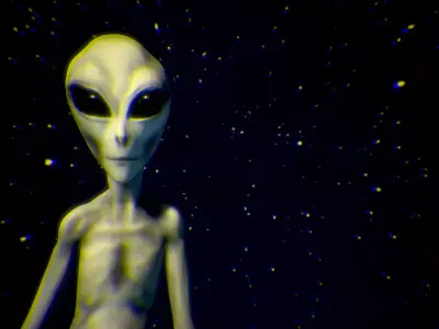 Grey Alien  -  Movie Communion 1989 - Zbrush Model 3D model