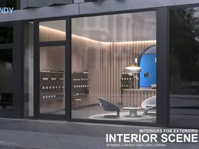 Interior Scene 04 - Retail Store 3D model