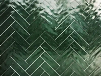 Green botle tiles 3D model
