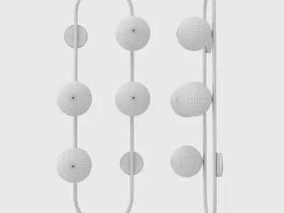 Ganalope Wall Light 3D model