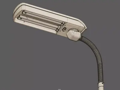 Pivoting Shade Floor Lamp 3D model