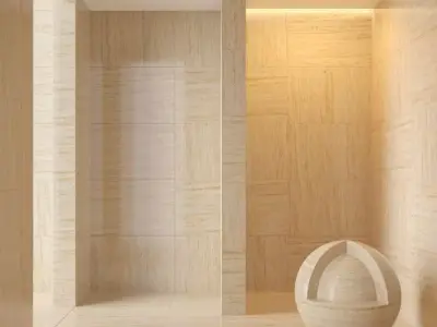 Marble wall 200 3D model