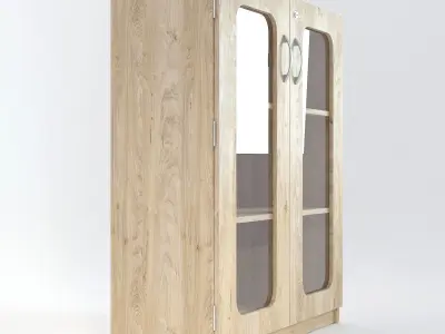 Wooden Cabinet 15 3D model