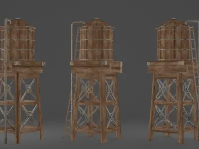 Water tank 3D model