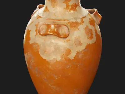 Pottery Barn Sicily Terra Cotta Vases 3D model