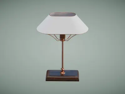 Daphne Table Lamp Low-poly 3D model