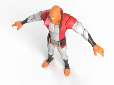 Allen the Alien Toy 3D model