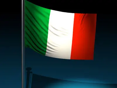 Flag Italy 3D model