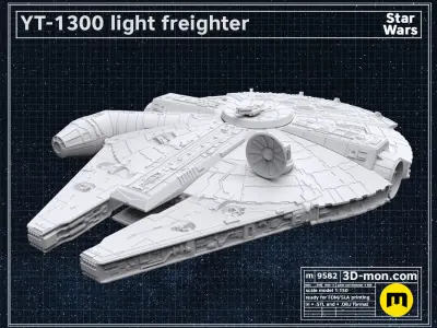 YT-1300 light freighter 3D print model