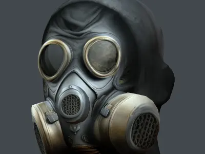 Helmet 3d model military combat Military Low-poly Low-poly 3D model