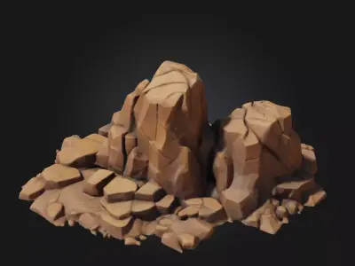 Rock Formation  Natures Timeless Sculpture 3D model