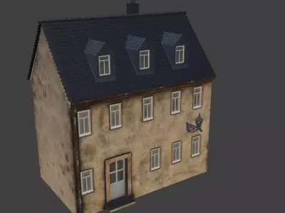 House German style asset 3D model