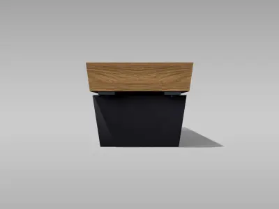 Park Bench 06 Low-poly 3D model