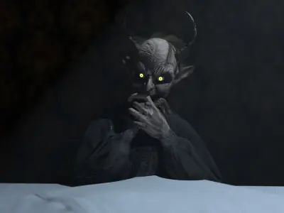 ARAXIEL DEMON Low-poly 3D model