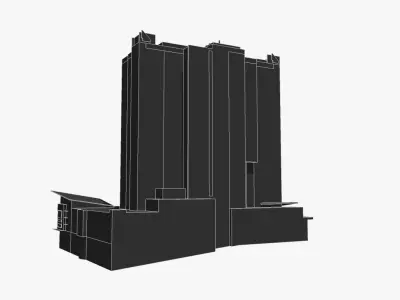 McArthur Central Low-poly 3D model