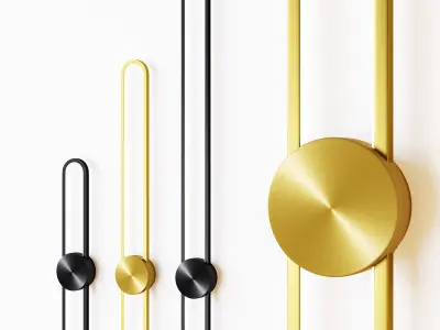 Wall Light C130 Low-poly 3D model