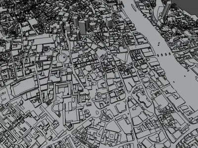 City Of London Low-poly 3D model